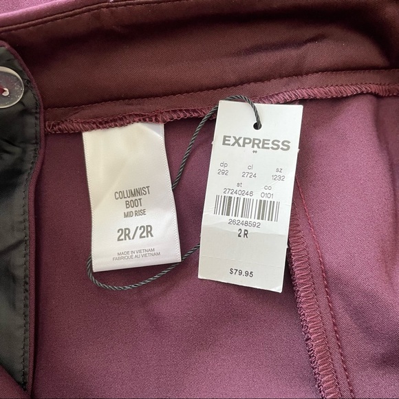 NWT EXPRESS Columnist Pant Barely Boot - Picture 7 of 14